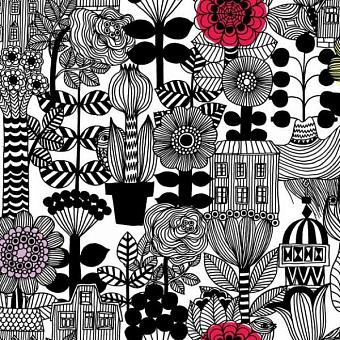 Флизелиновые обои Jannelli & Volpi 23306 коллекции Marimekko