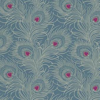 Флизелиновые обои Little Greene 0256CTBLUEP коллекции London Wallpapers V