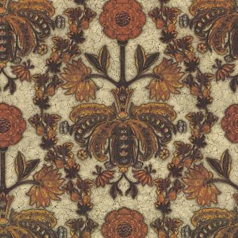 Флизелиновые обои Little Greene 0282NBBURNI коллекции London Wallpapers V